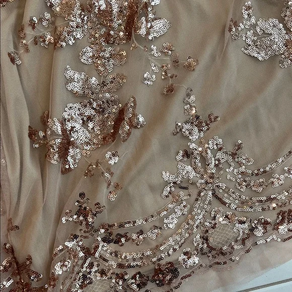 Glamorous Long Sleeve Sequin Dress - Picture 5 of 7